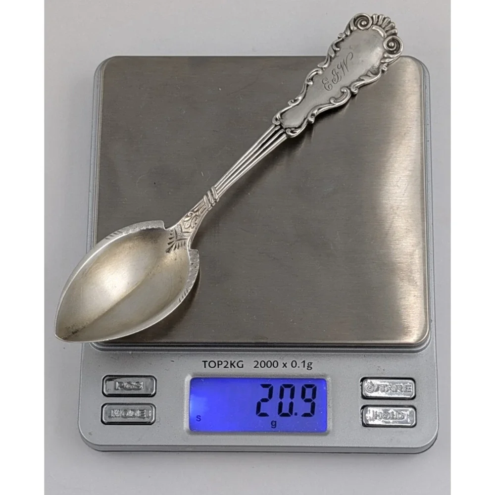 Sterling Silver Citrus Grapefruit Spoon 5-3/4